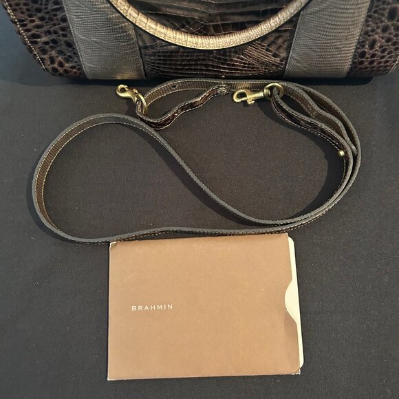 Brahmin Addie Cooper Embossed Bag